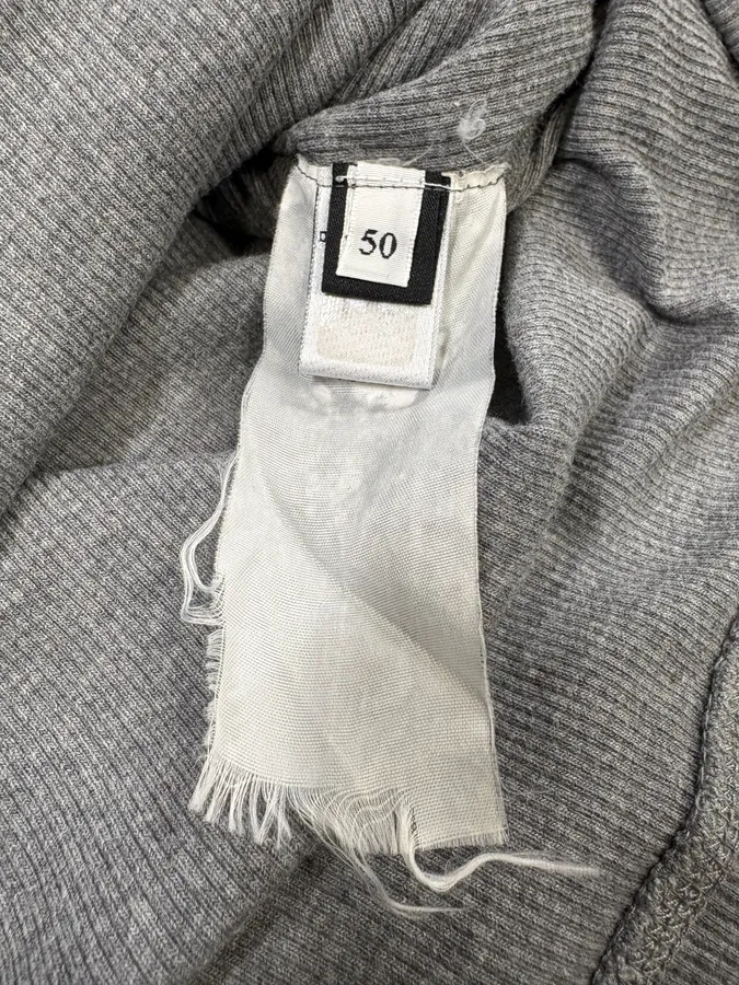 2000s Dolce & Gabbana Grey Henley Longsleeves - Image 9