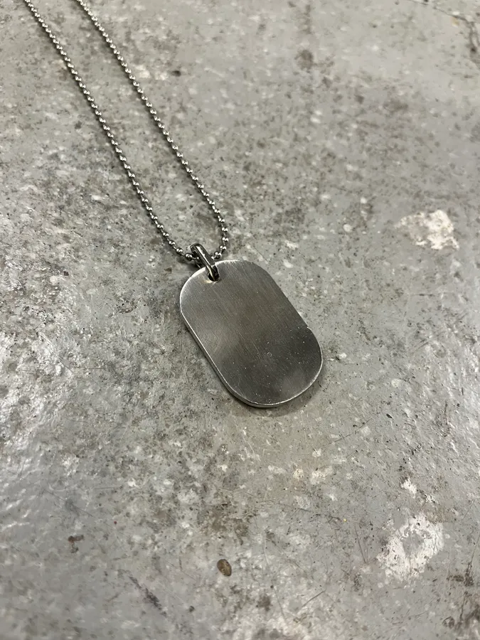 2000s Dolce & Gabbana Grey Necklace - Image 3