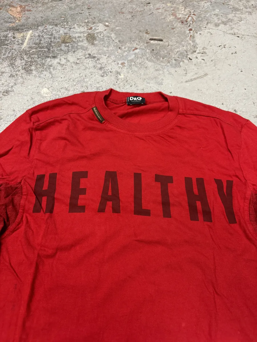 2000s Dolce & Gabbana Healthy Red Longsleeves - Image 8