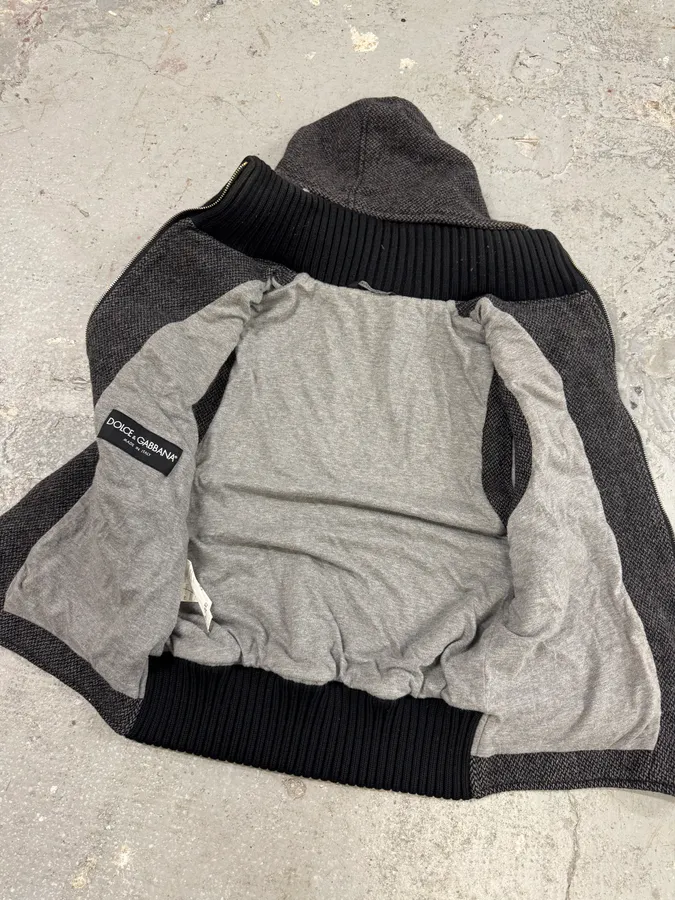 2000s Dolce & Gabbana Hooded Vest Jacket - Image 6