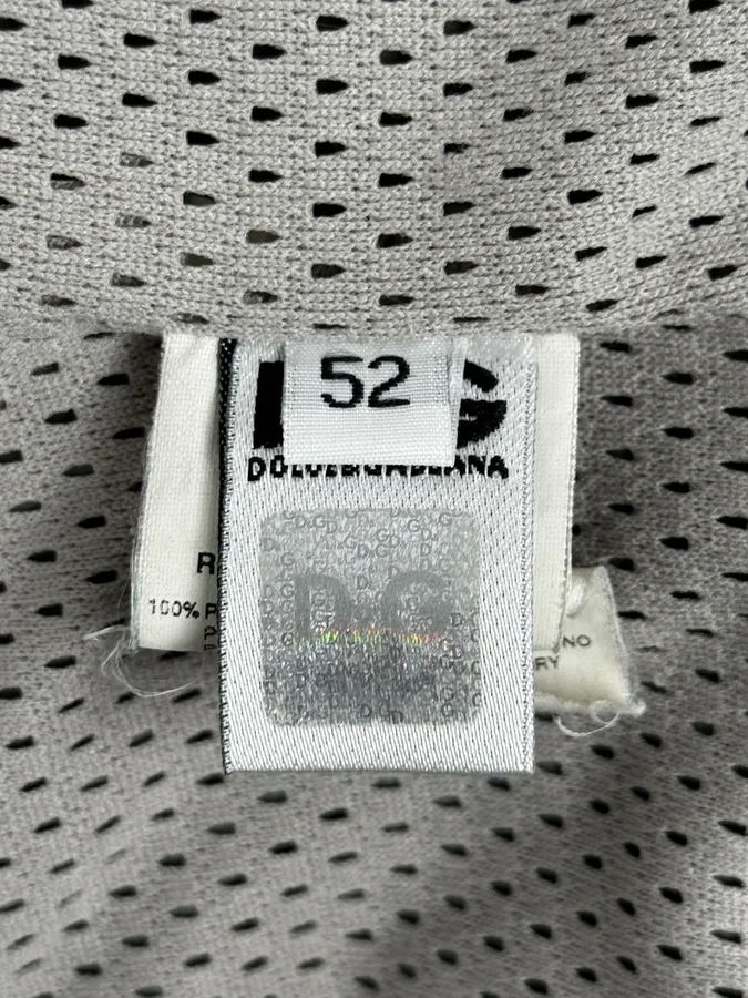 2000s Dolce & Gabbana Light Grey Tactical Jacket - Image 15