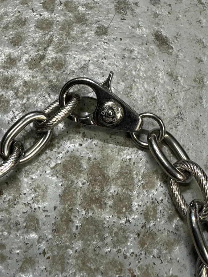 2000s Dolce & Gabbana Mixed Chain Necklace - Image 4