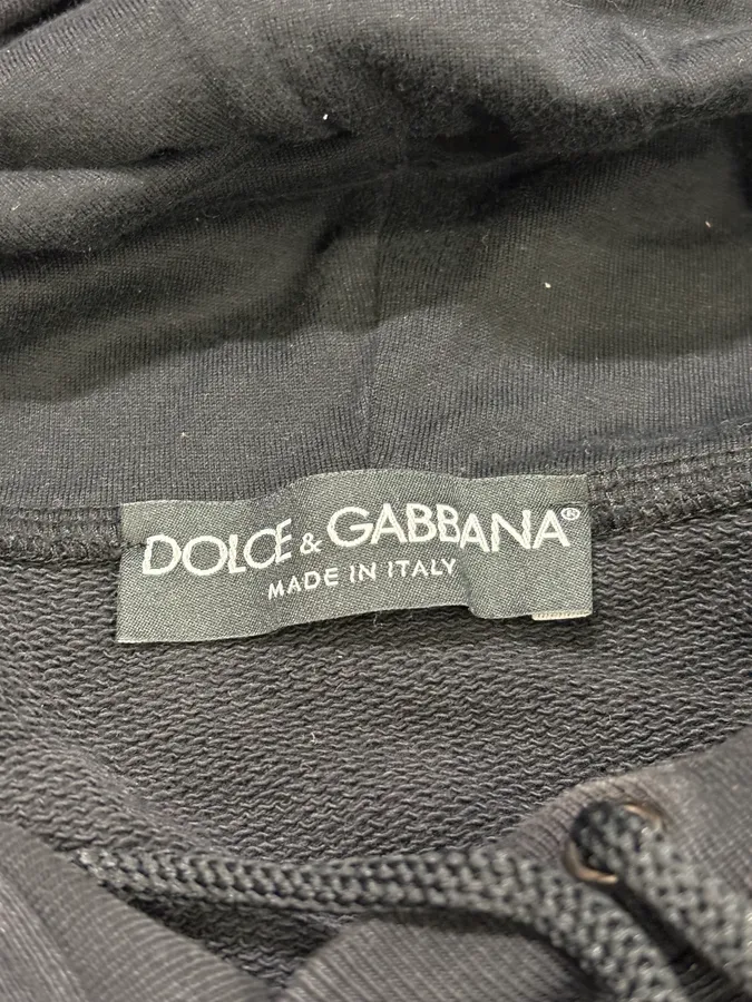 2000s Dolce & Gabbana Monica Belluci Black Hoodie - Image 8
