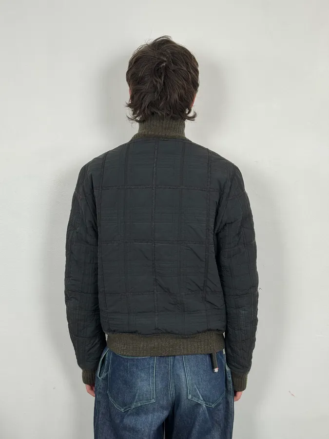 2000s Dolce & Gabbana Mozaic Black Puffer Jacket - Image 3