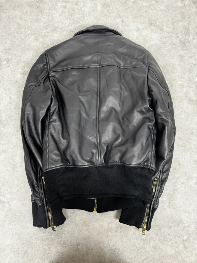 2000s Dolce & Gabbana Multi-Zip Black Leather Jacket - Image 4