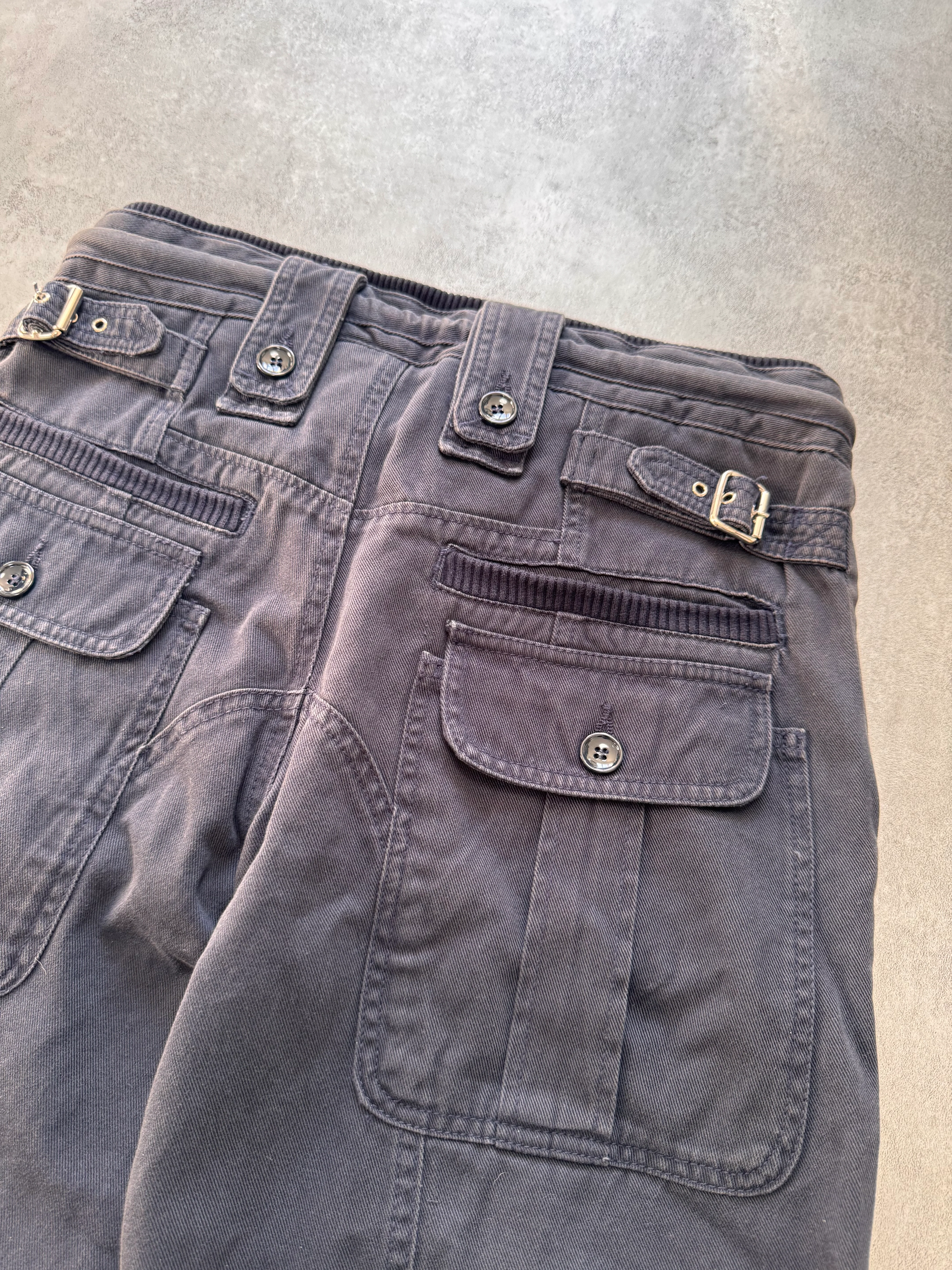 2000s Dolce & Gabbana Navy Cargo Short - Image 4