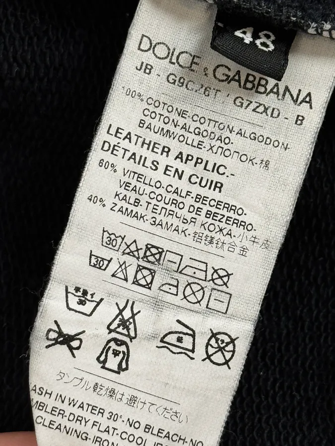 2000s Dolce & Gabbana Navy Zip-up Sweater - Image 14