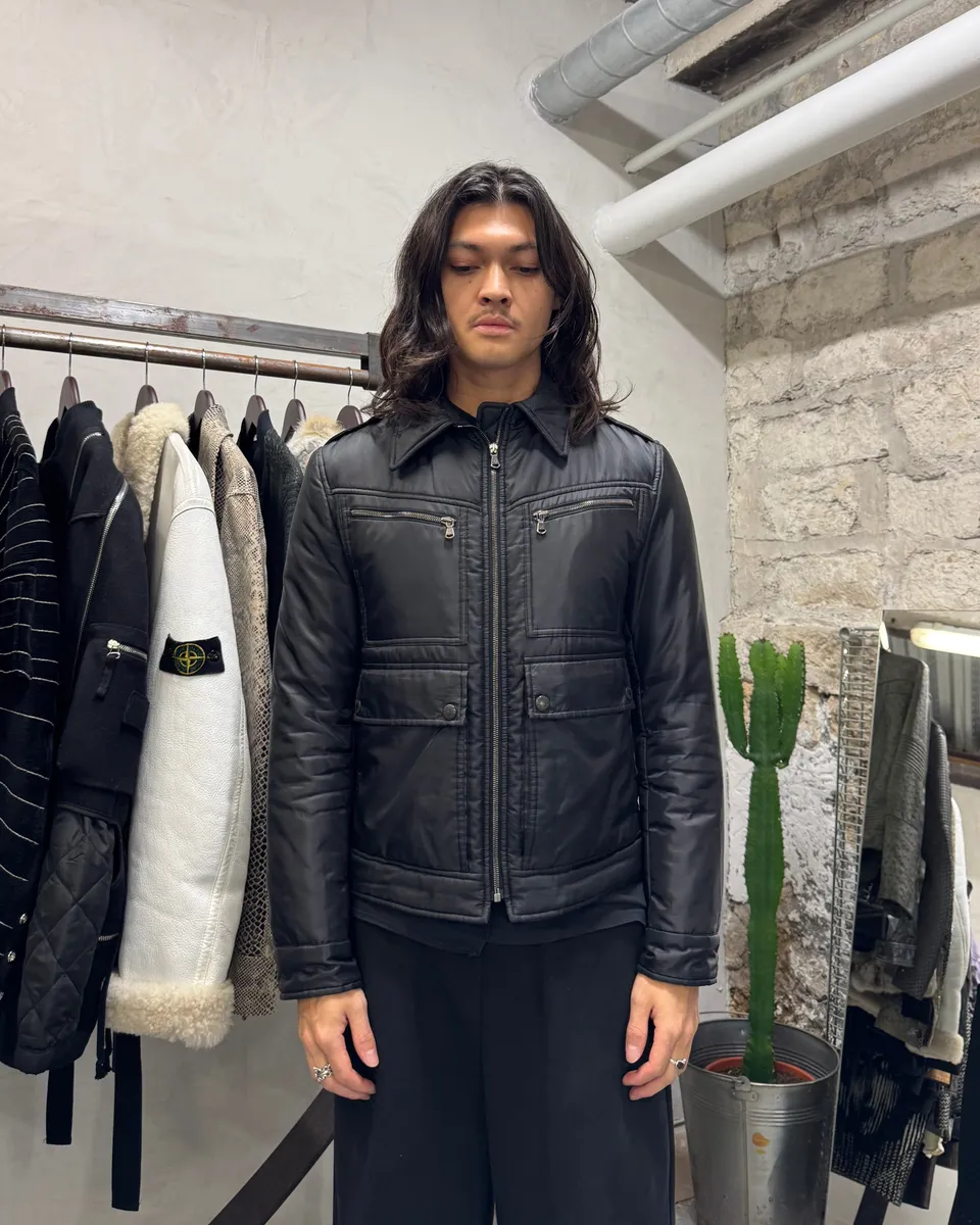 2000s Dolce & Gabbana Nylon Black Jacket - Image 2