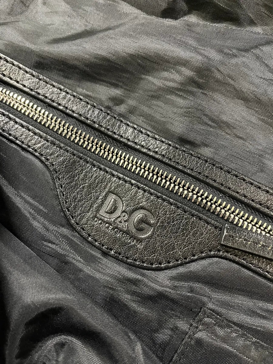 2000s Dolce & Gabbana Nylon Shoulder Utility Bag - Image 10