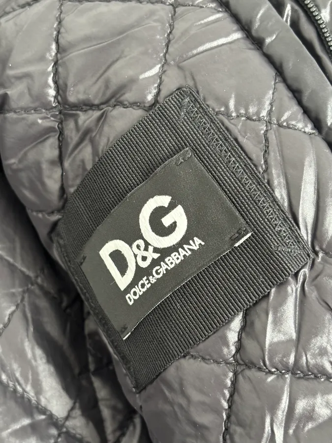 2000s Dolce & Gabbana Obscure Dark Astro Puffer Jacket - Image 10