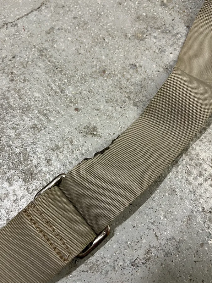 2000s Dolce & Gabbana Olive Nylon Cargo Shoulder Bag - Image 10