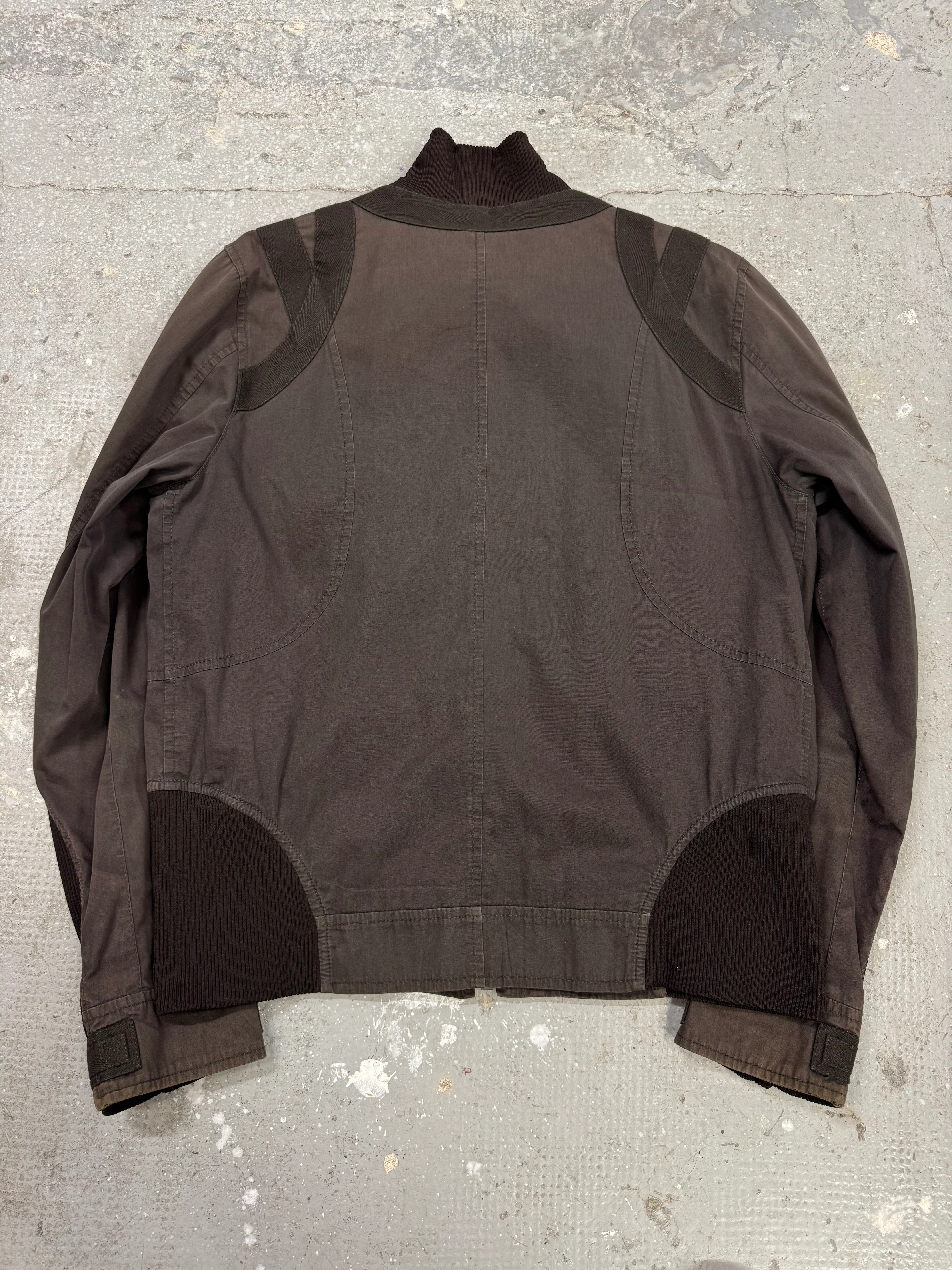 2000s Dolce & Gabbana Parachute Brown Jacket - Image 4