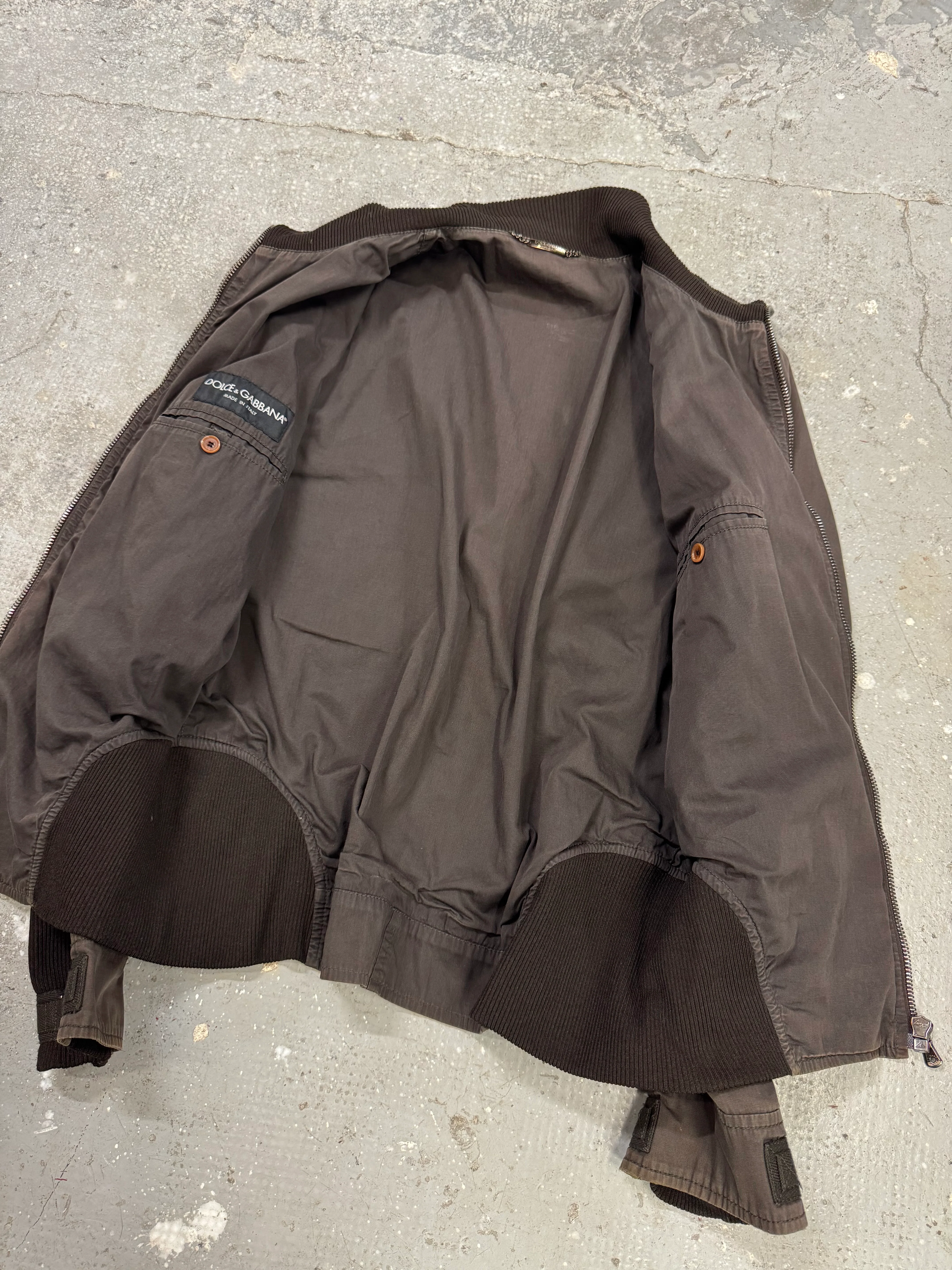2000s Dolce & Gabbana Parachute Brown Jacket - Image 7