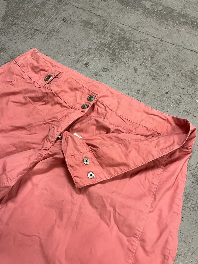2000s Dolce & Gabbana Pink Multi-Pockets Cargo Pants - Image 7