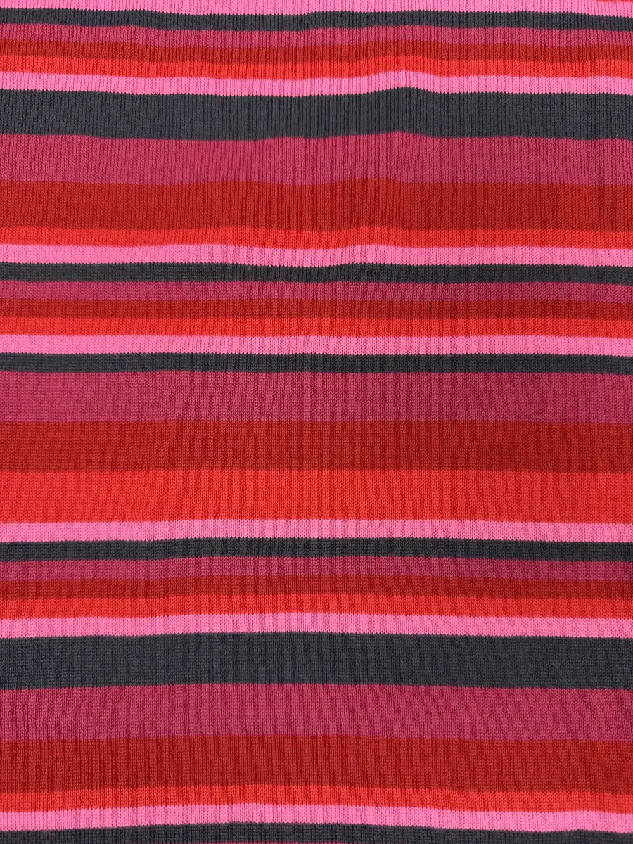 2000s Dolce & Gabbana Pink & Red Striped Gradient Sweater - Image 6