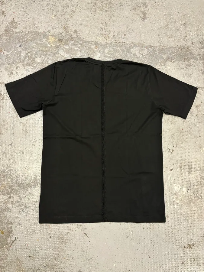 2000s Dolce & Gabbana Ropes Black T-Shirt - Image 4
