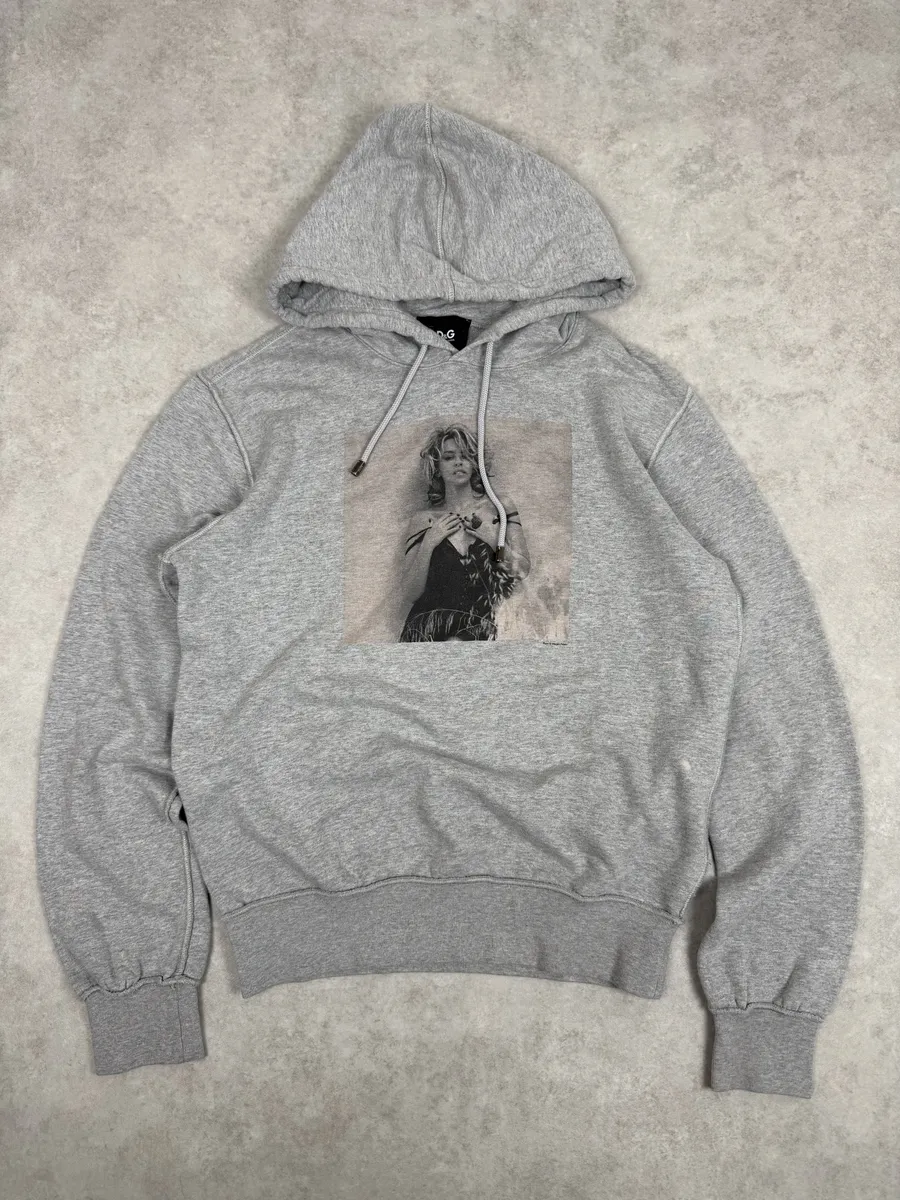 2000s Dolce & Gabbana Sexy Lady Grey Hoodie