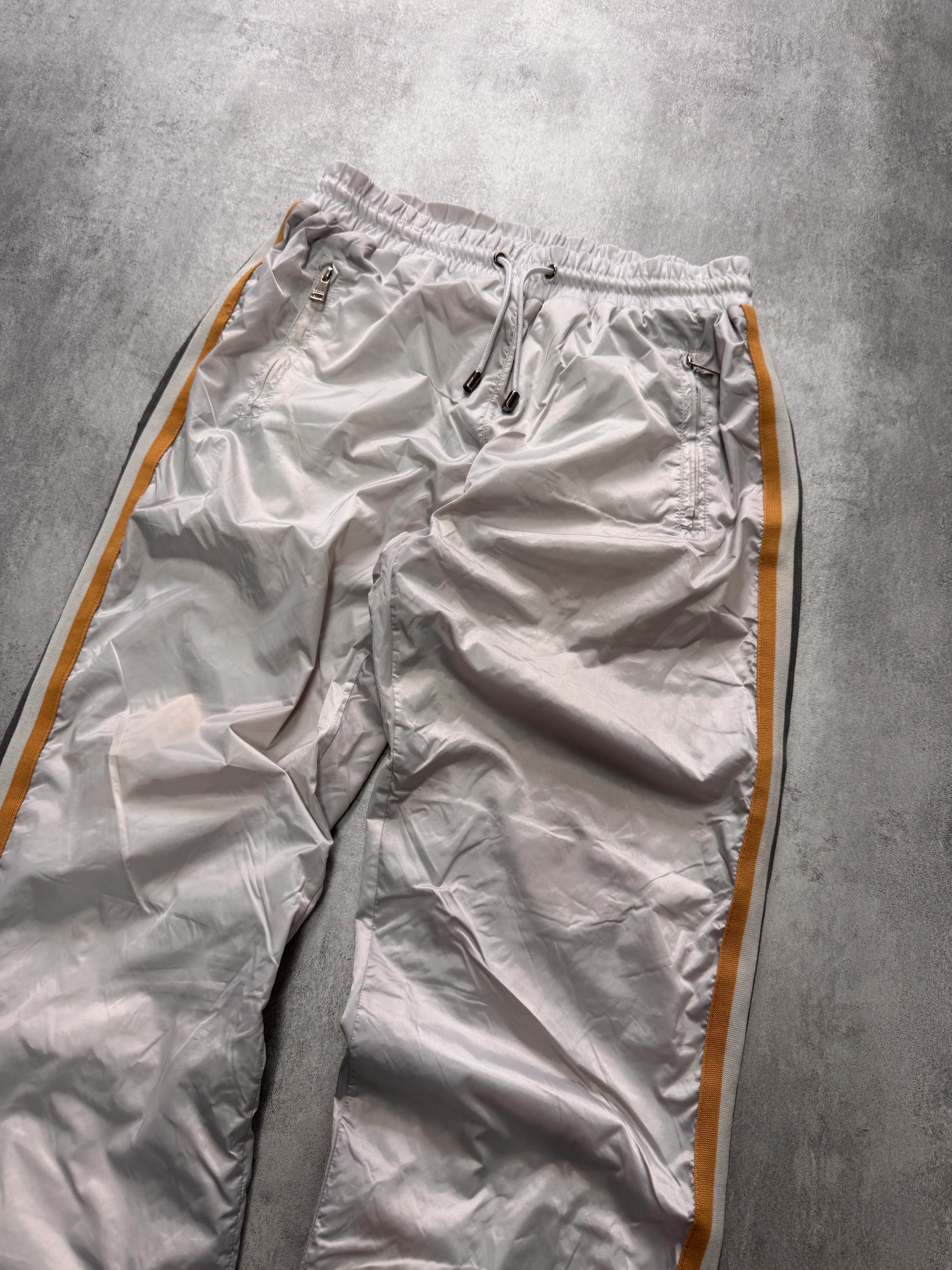 2000s Dolce & Gabbana Silver Joggers - Image 2
