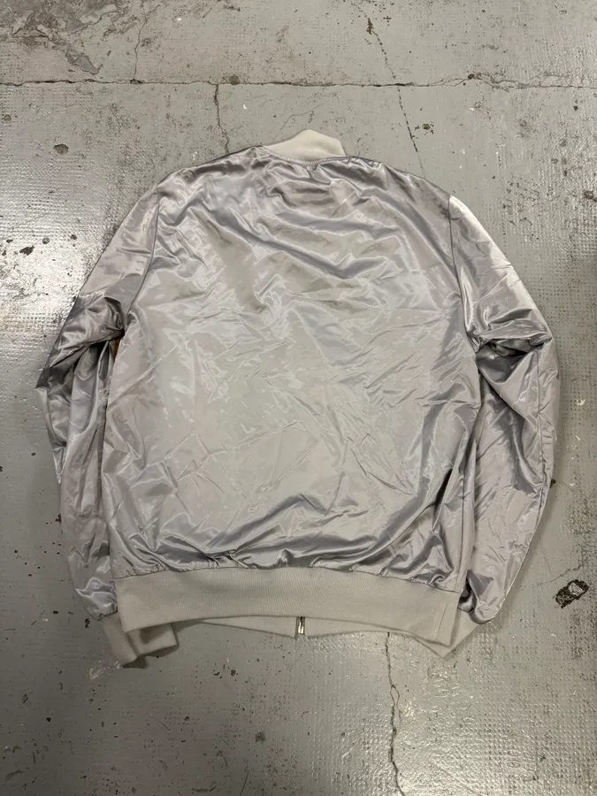 2000s Dolce & Gabbana Silver Sport Tracksuit Jacket - Image 6