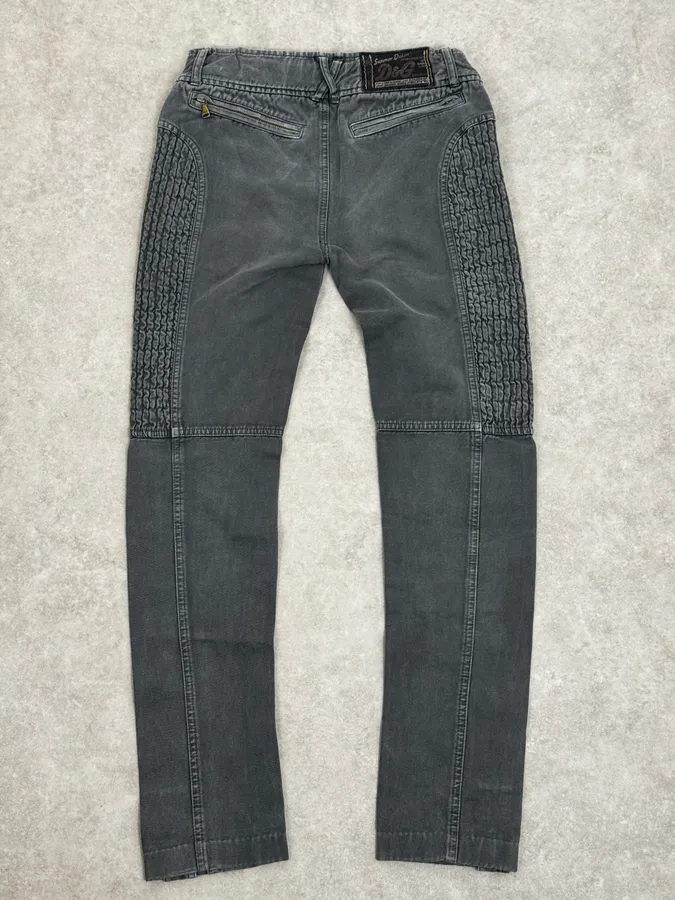 2000s Dolce & Gabbana Slim Technical Grey Denim Jeans - Image 5