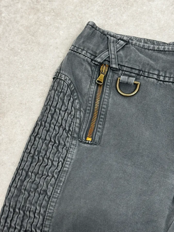 2000s Dolce & Gabbana Slim Technical Grey Denim Jeans - Image 9