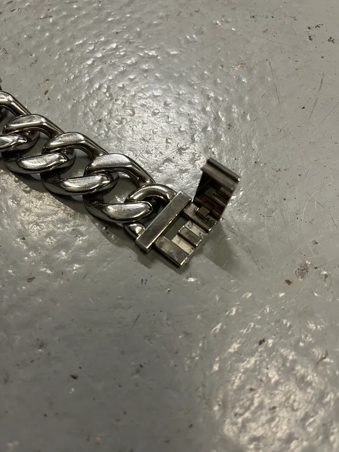 2000s Dolce & Gabbana Stainless Steel Bracelet - Image 8