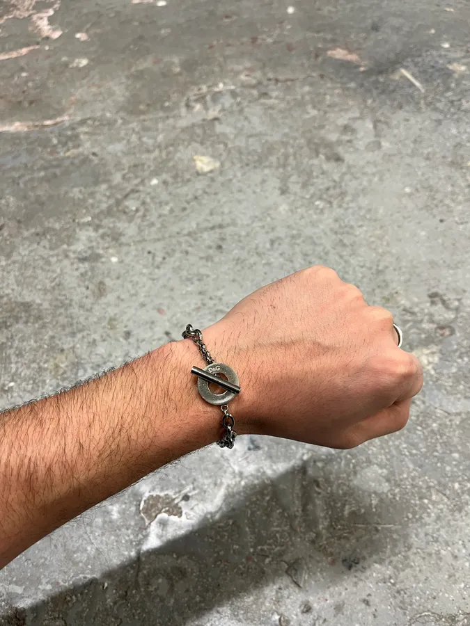 2000s Dolce & Gabbana Stainless Steel Bracelet
