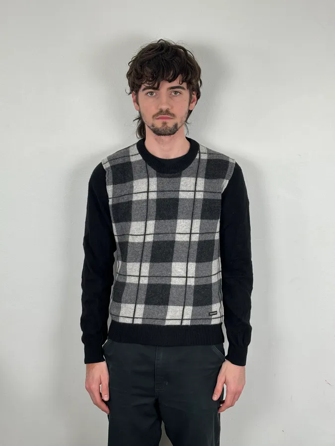 2000s Dolce & Gabbana Tartan Wool Sweater - Image 2