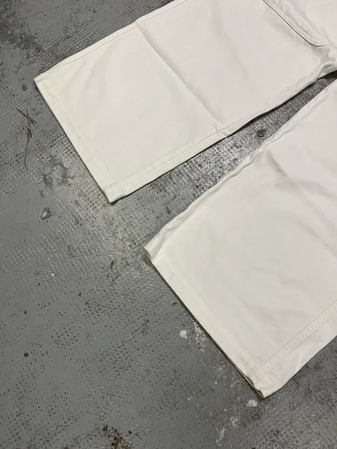 2000s Dolce & Gabbana White Cargo Pants - Image 7