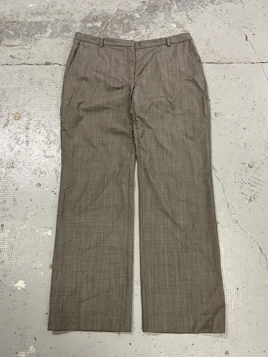 2000s Dries Van Noten Grey Classy Pants - Image 5