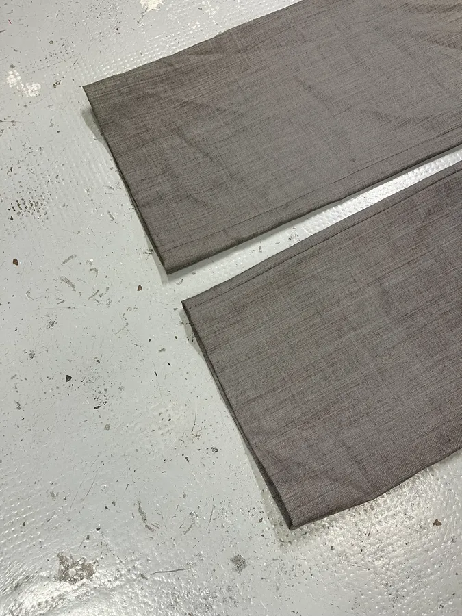2000s Dries Van Noten Grey Classy Pants - Image 7