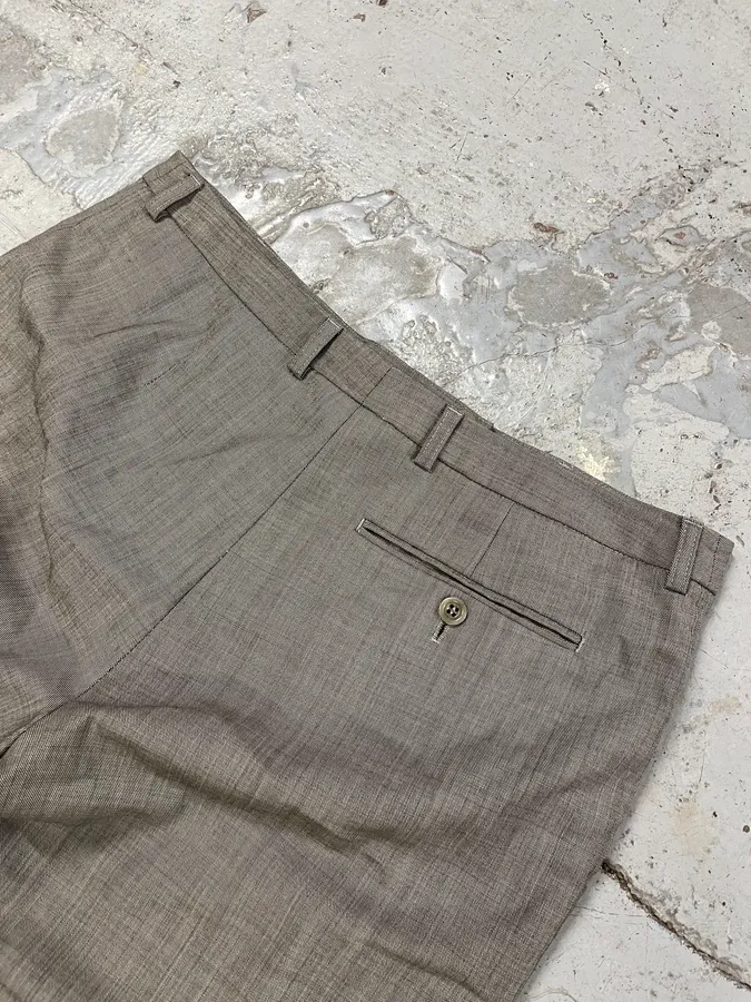 2000s Dries Van Noten Grey Classy Pants - Image 9