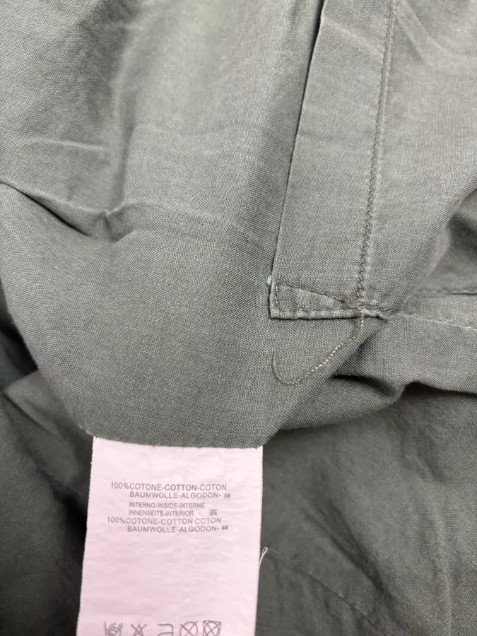 2000s Dsquared2 Asymmetrical Khaki Green Biker Jacket - Image 11
