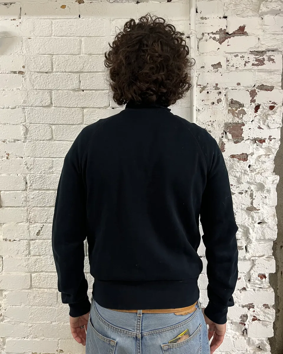 2000s Dsquared2 Black Flakes Patches Zip-up Sweater - Image 3