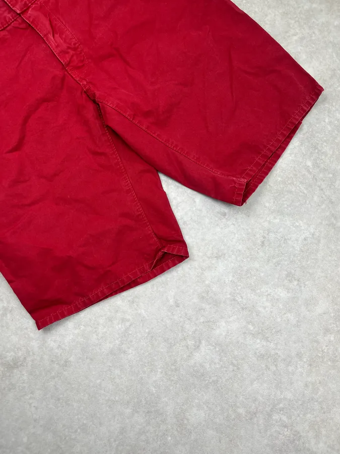 2000s Dsquared2 Chino Red Bordeaux Shorts - Image 6