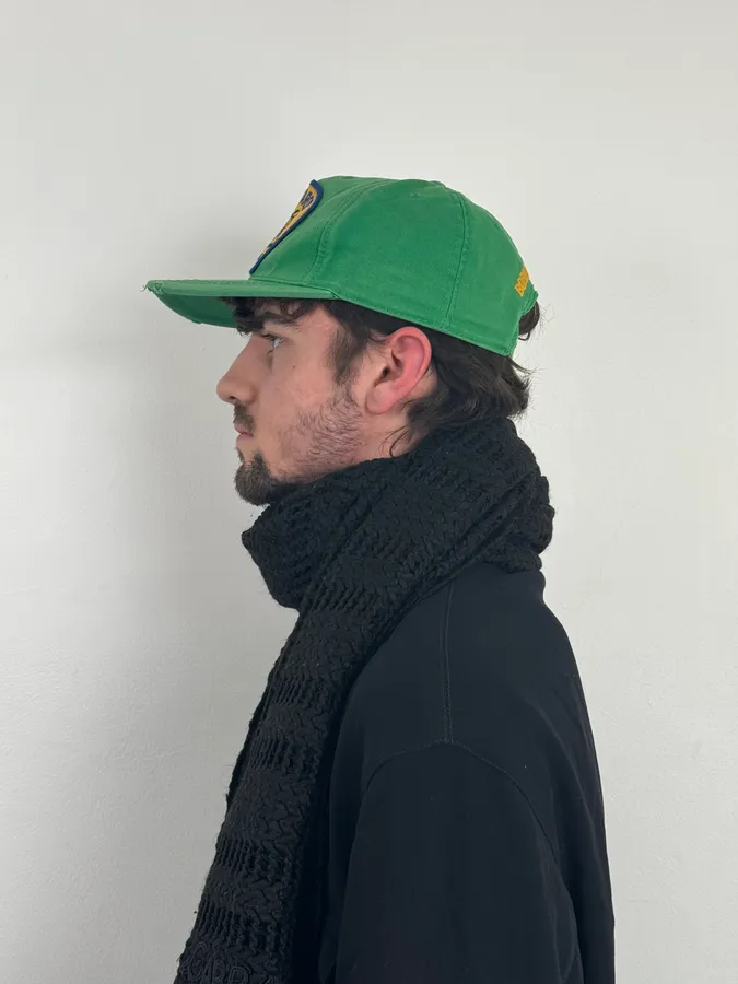 2000s Dsquared2 Green & Yellow Relaxed Cap - Image 3