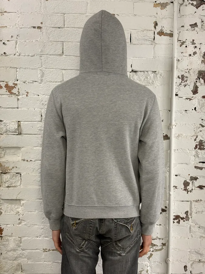 2000s Dsquared2 Grey Dangerous Brothers Hoodie - Image 3