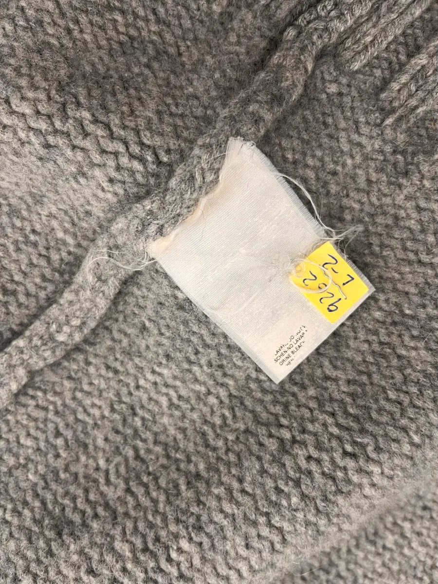 2000s Dsquared2 Grey Wool Zip-up Sweater - Image 11