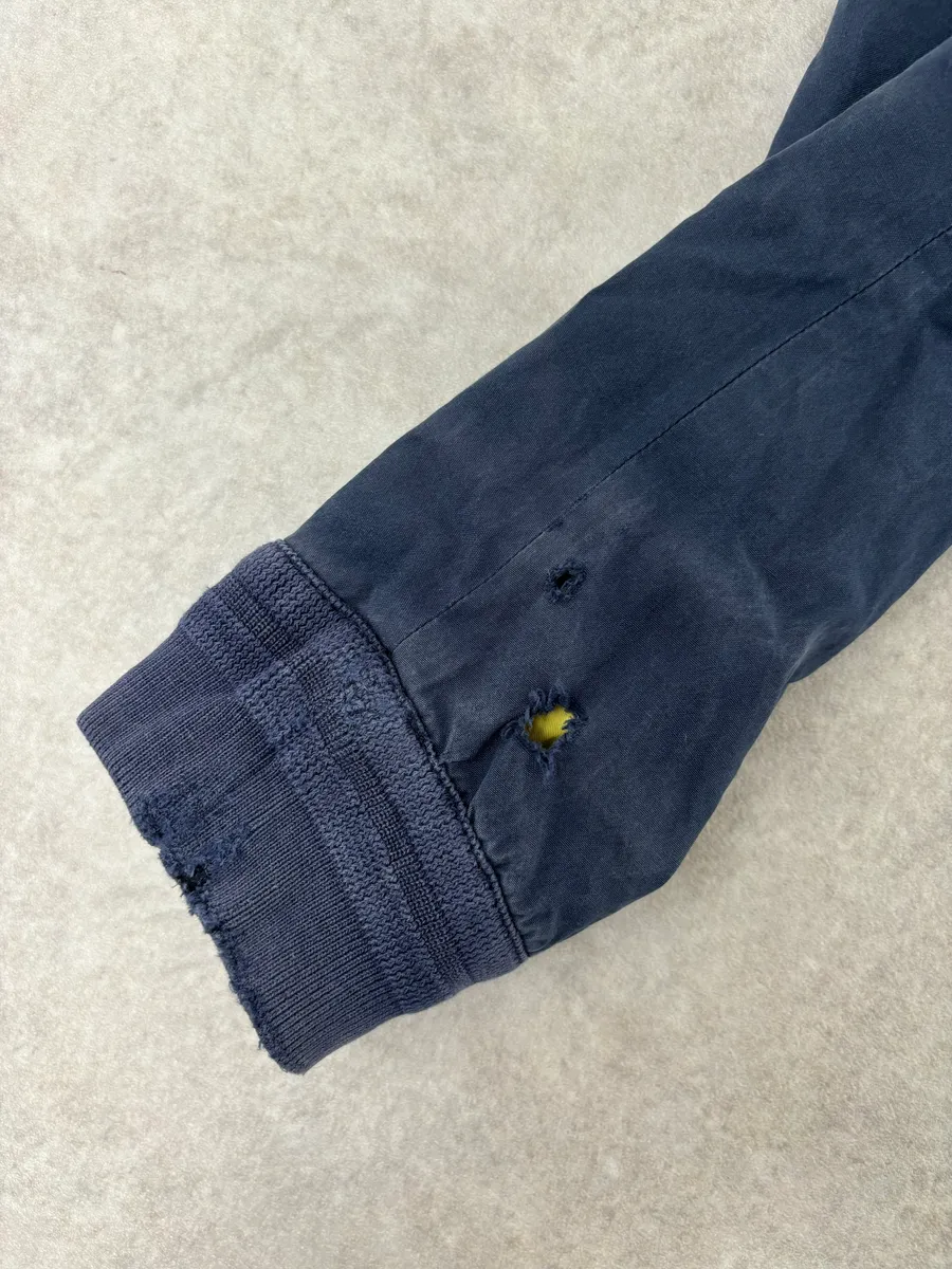 2000s Dsquared2 Navy Light Minimalist Bomber Jacket - Image 10