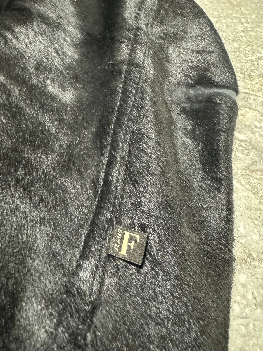 2000s Gianfranco Ferre Black Pony Hair Leather Jacket - Image 10