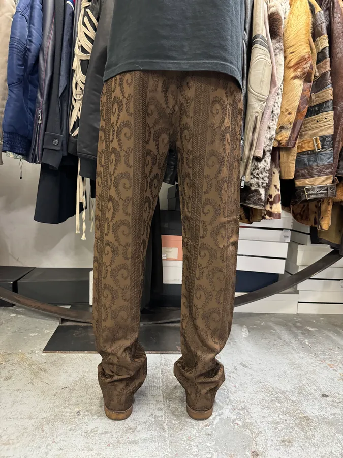 2000s Gianfranco Ferré Brown Presley Pants - Image 4