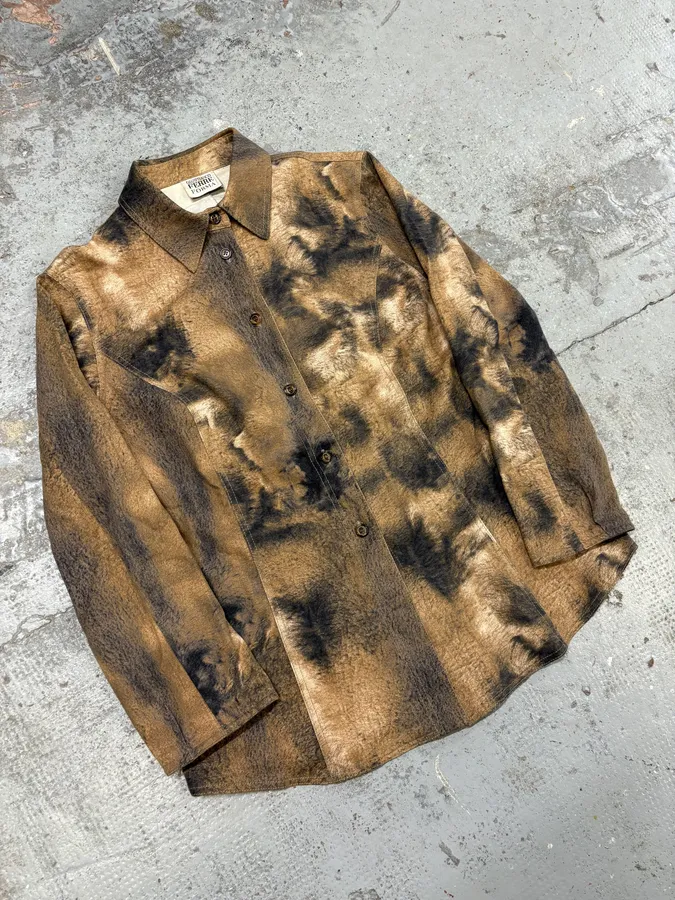 2000s Gianfranco Ferré Fur Effect Shirt - Image 7
