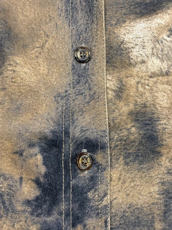 2000s Gianfranco Ferré Fur Effect Shirt - Image 9