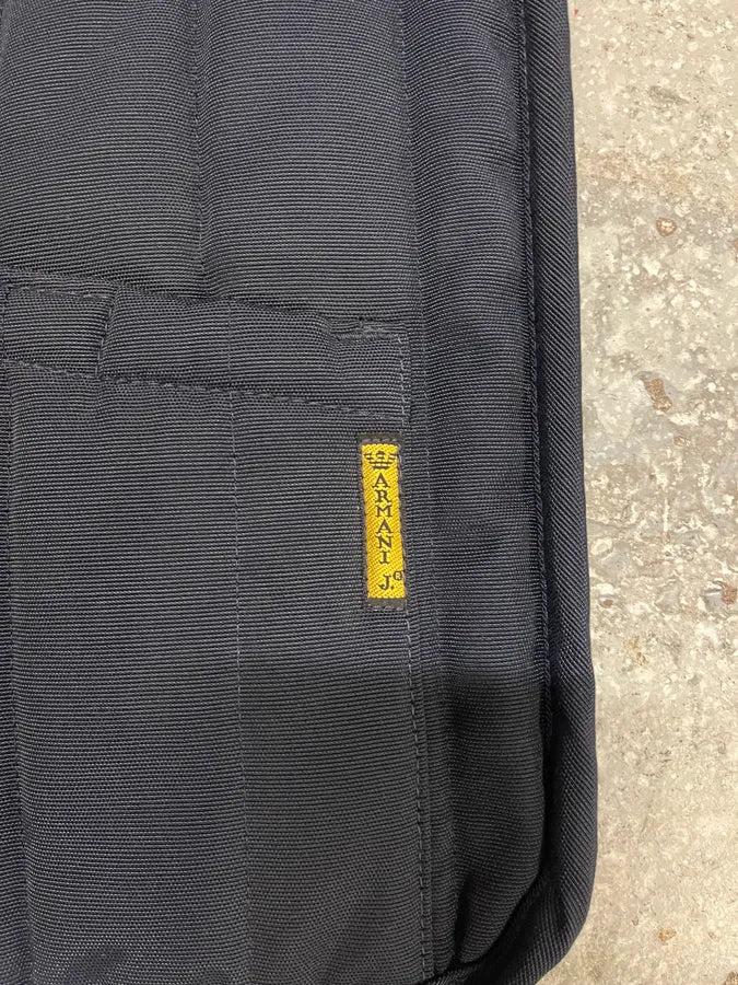 2000s Giorgio Armani Navy Tactical Bullet Vest Jacket - Image 8