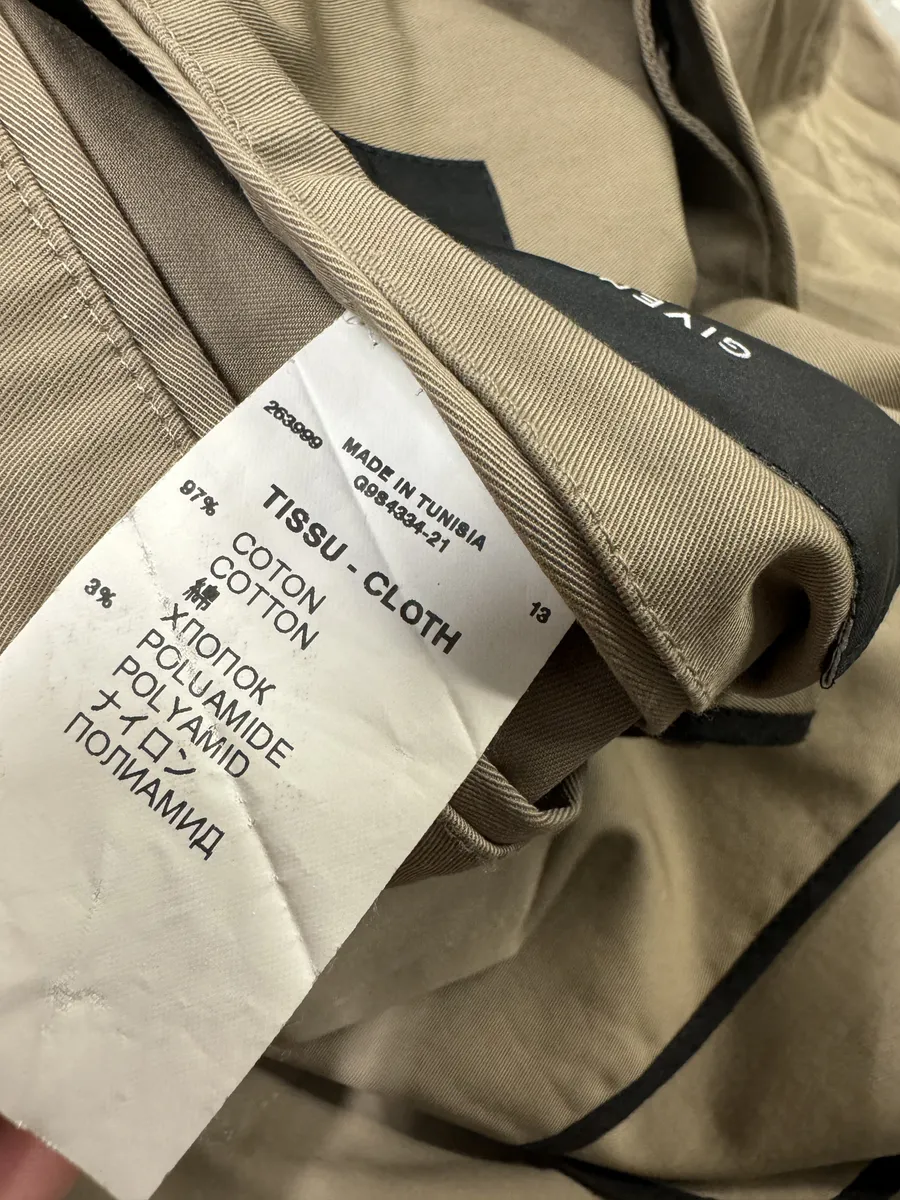 2000s Givenchy Beige Short Trench Belted Jacket - Image 10