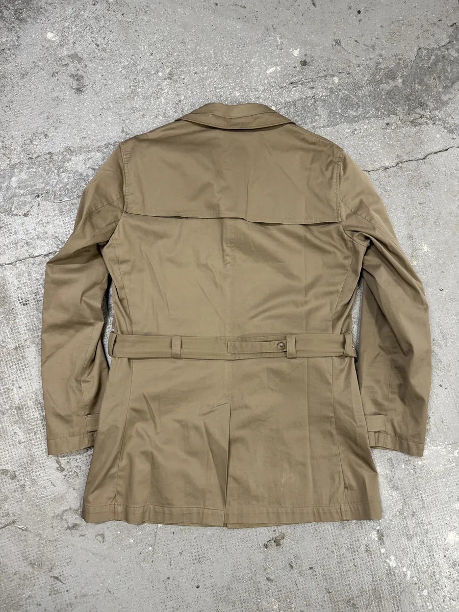 2000s Givenchy Beige Short Trench Belted Jacket - Image 2