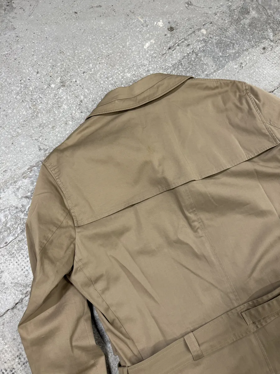 2000s Givenchy Beige Short Trench Belted Jacket - Image 7