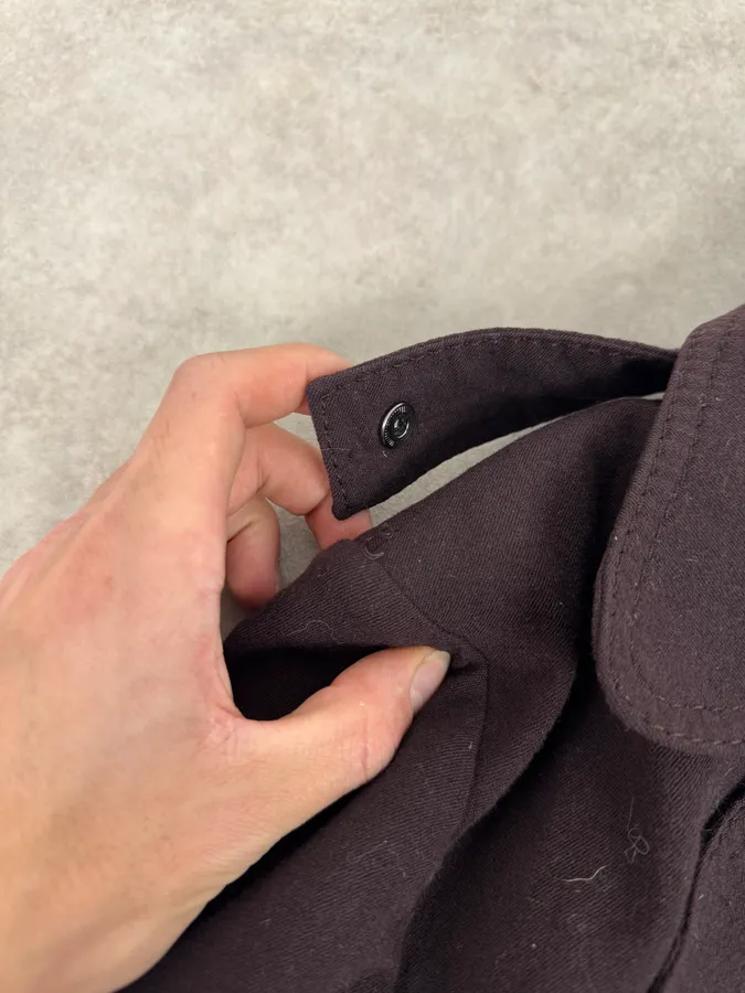 2000s Givenchy Mauve Purple Asymmetrical Jacket - Image 7