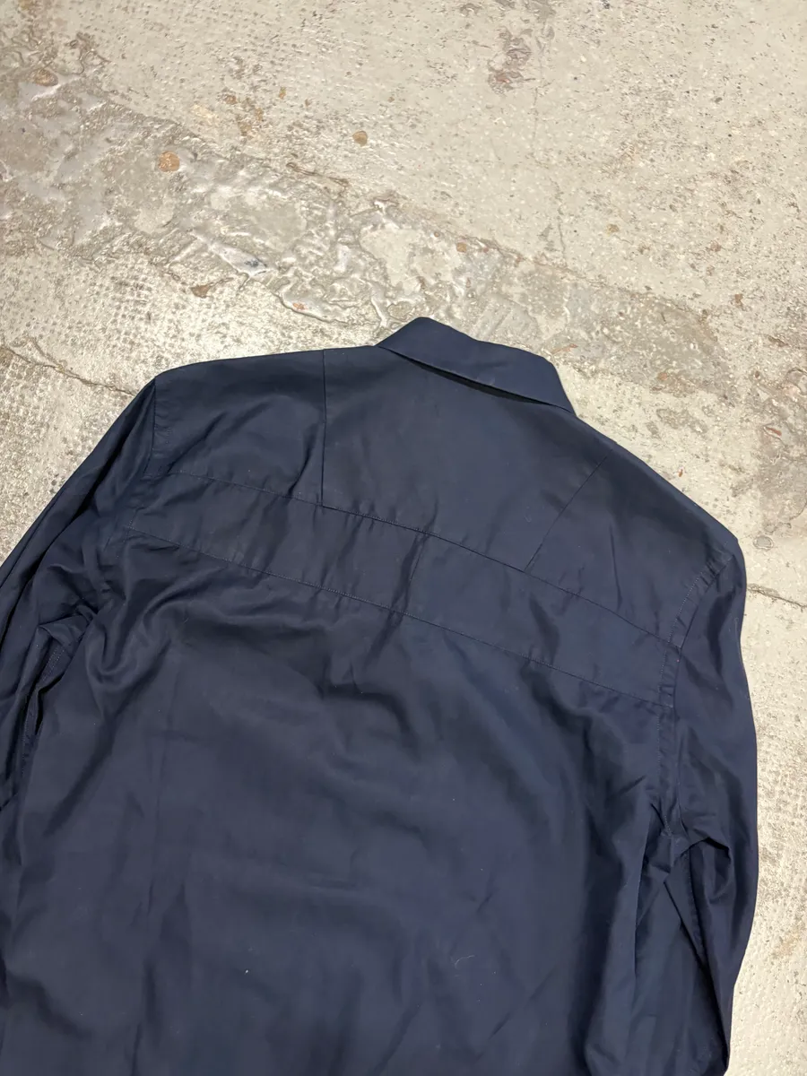 2000s Givenchy Navy Classy Mafia Shirt - Image 6