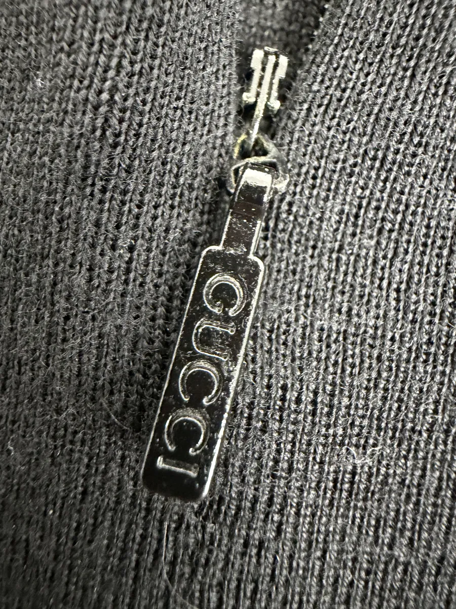 2000s Gucci Black & Brown Python Leather Obscure T-Shirt - Image 6